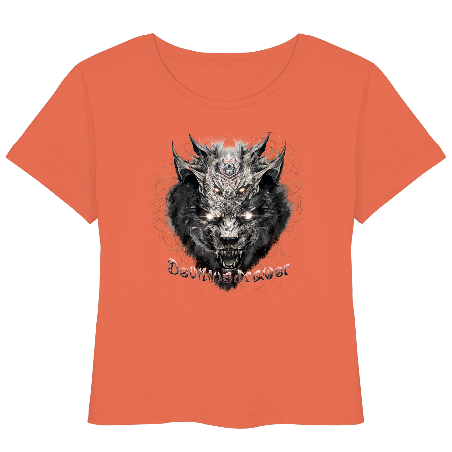 Deviliusdrawer Magical Beast Cat - Womens Organic Lightweight T-Shirt