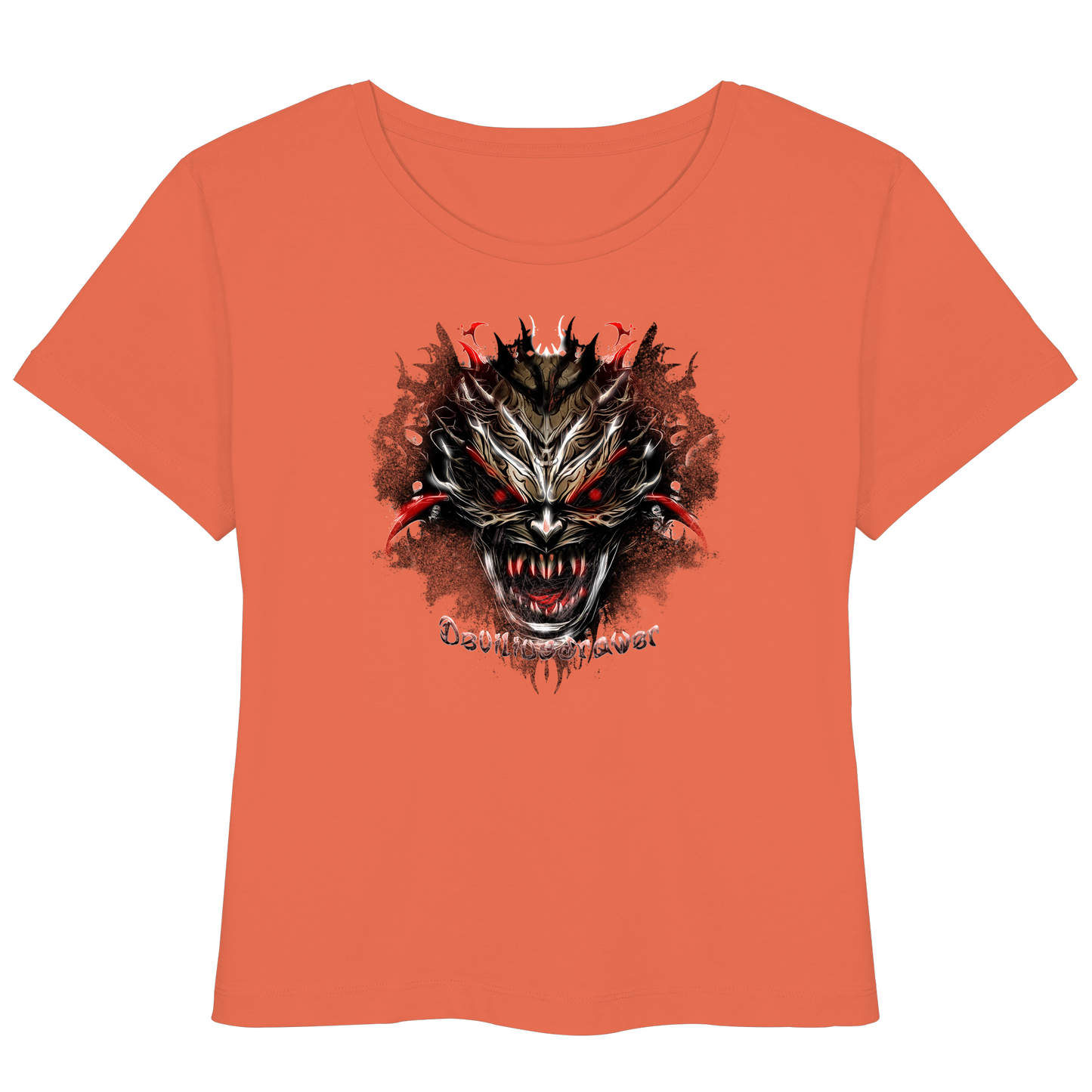Deviliusdrawer Dark Redeyed Devil - Womens Organic Lightweight T-Shirt