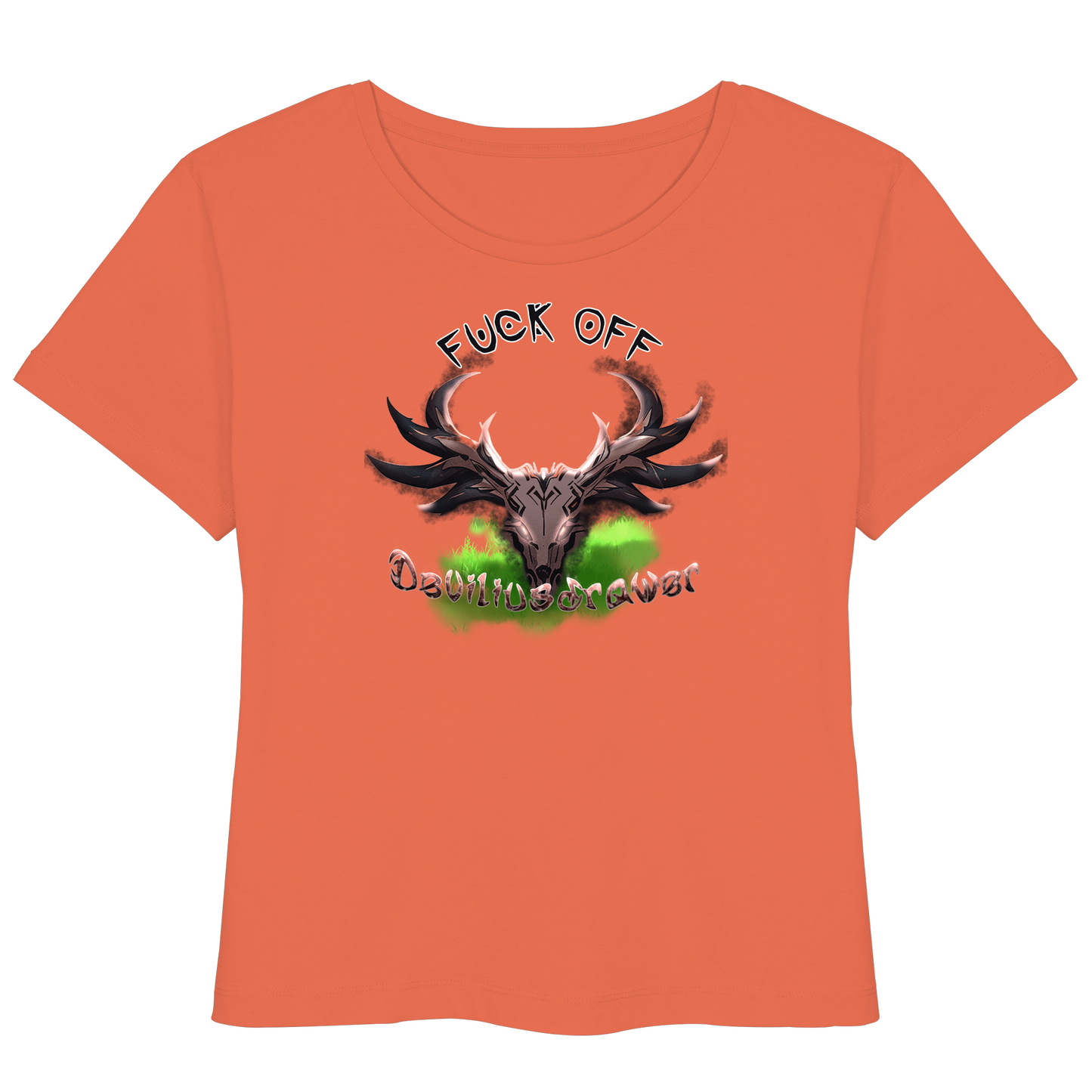 Deviliusdrawer Bad Deer - Womens Organic Lightweight T-Shirt