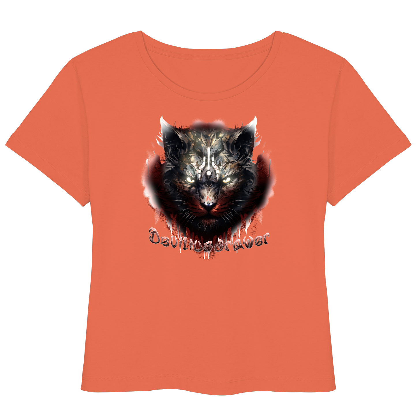 Deviliusdrawer Angry Badass - Womens Organic Lightweight T-Shirt
