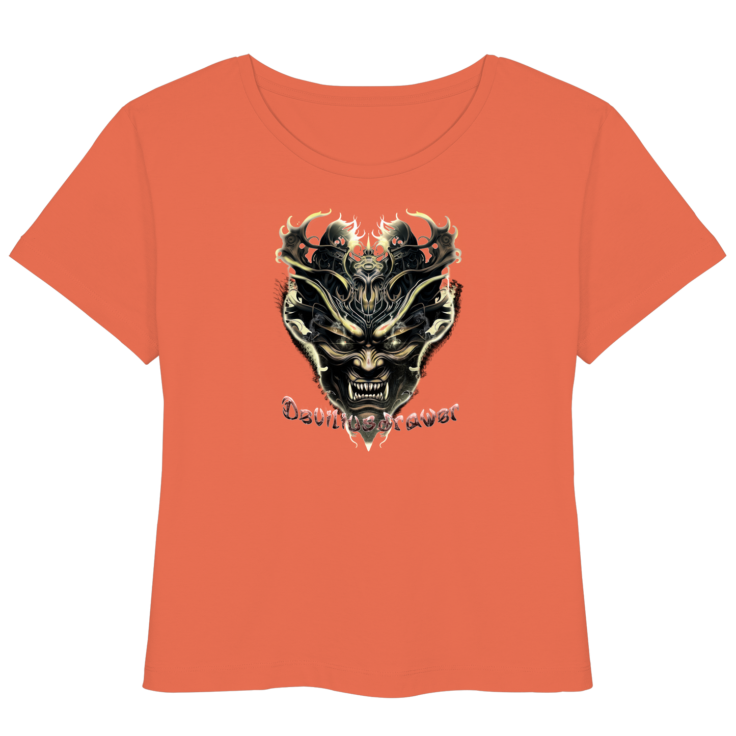 Deviliusdrawer Golden Demon Vampire - Womens Organic Lightweight T-Shirt
