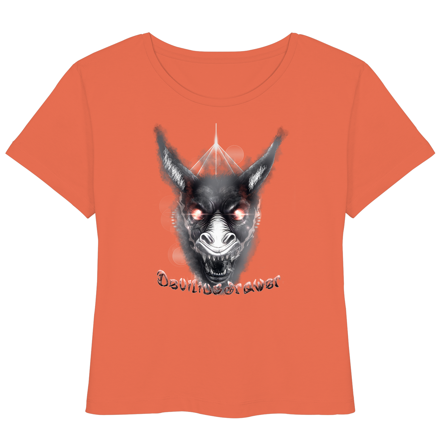 Deviliusdrawer Evil Donkey - Womens Organic Lightweight T-Shirt