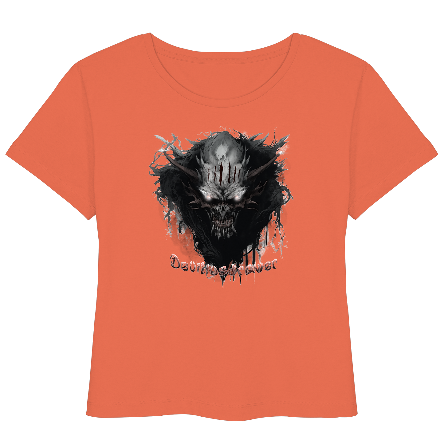 Deviliusdrawer Dark Smoke Demon - Womens Organic Lightweight T-Shirt