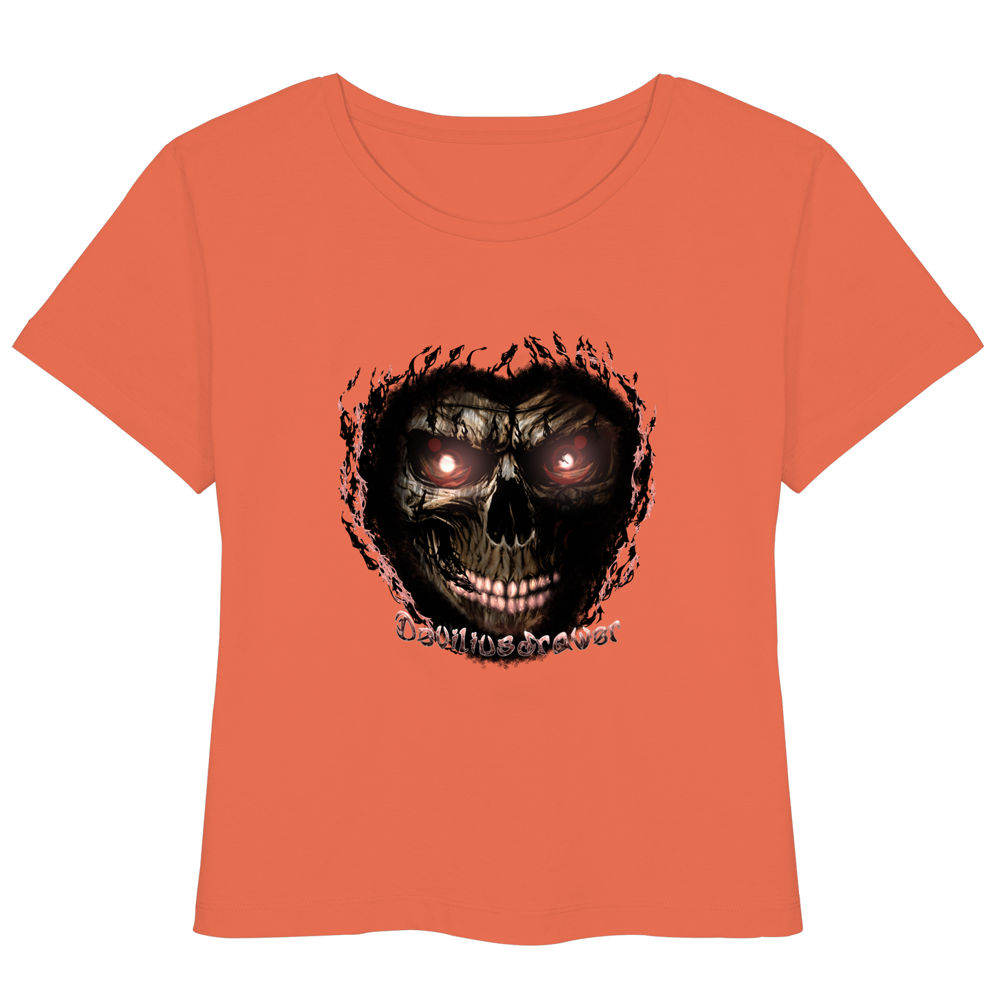 Deviliusdrawer Glow Skeleton - Womens Organic Lightweight T-Shirt