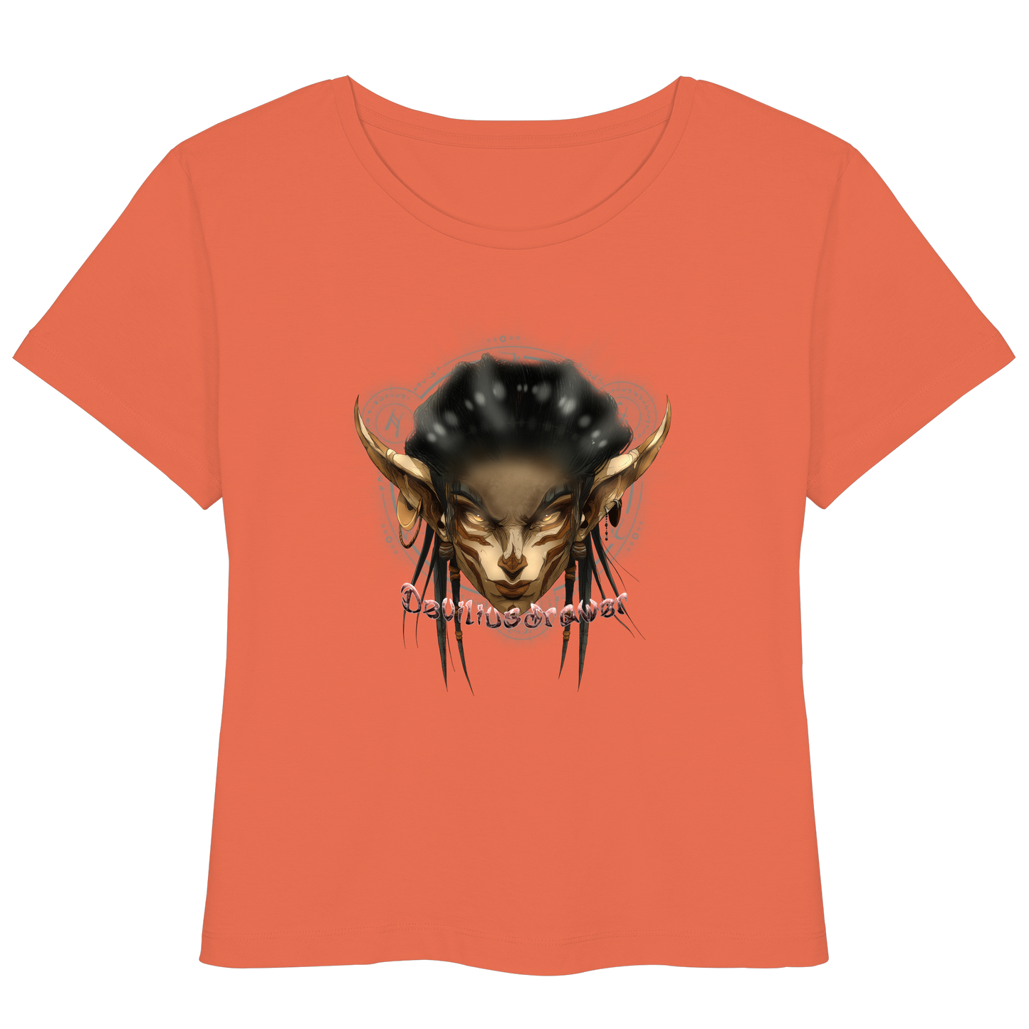 Deviliusdrawer Gold Magician Elf - Womens Organic Lightweight T-Shirt
