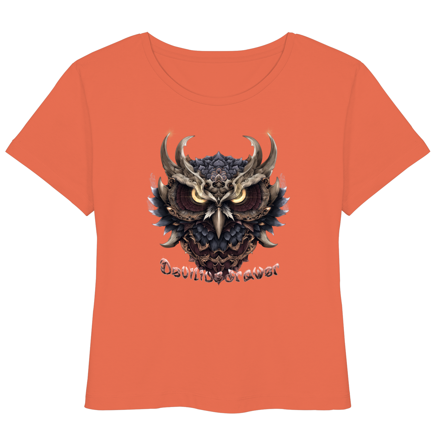 Deviliusdrawer Golden Owl - Womens Organic Lightweight T-Shirt