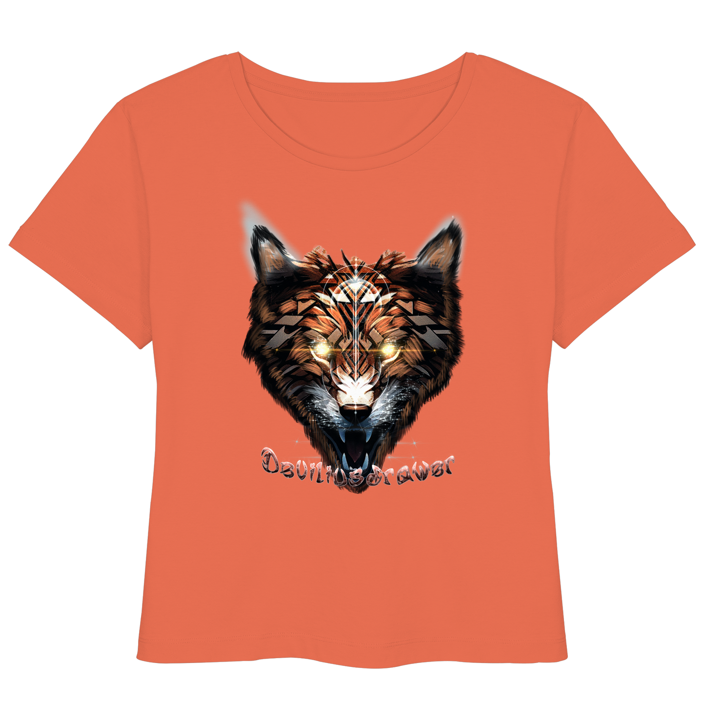 Deviliusdrawer Foxwolf - Womens Organic Lightweight T-Shirt