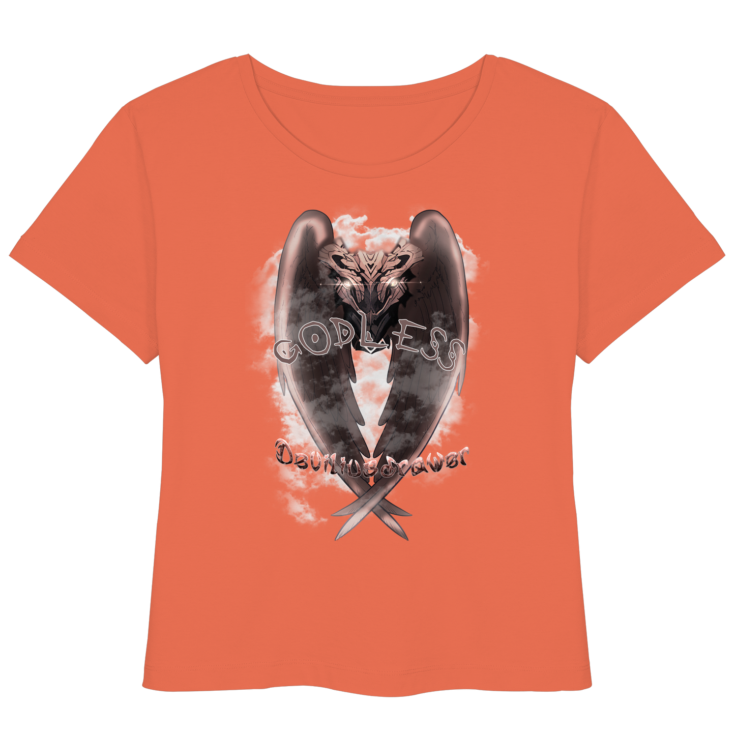 Deviliusdrawer Godless Owl - Womens Organic Lightweight T-Shirt