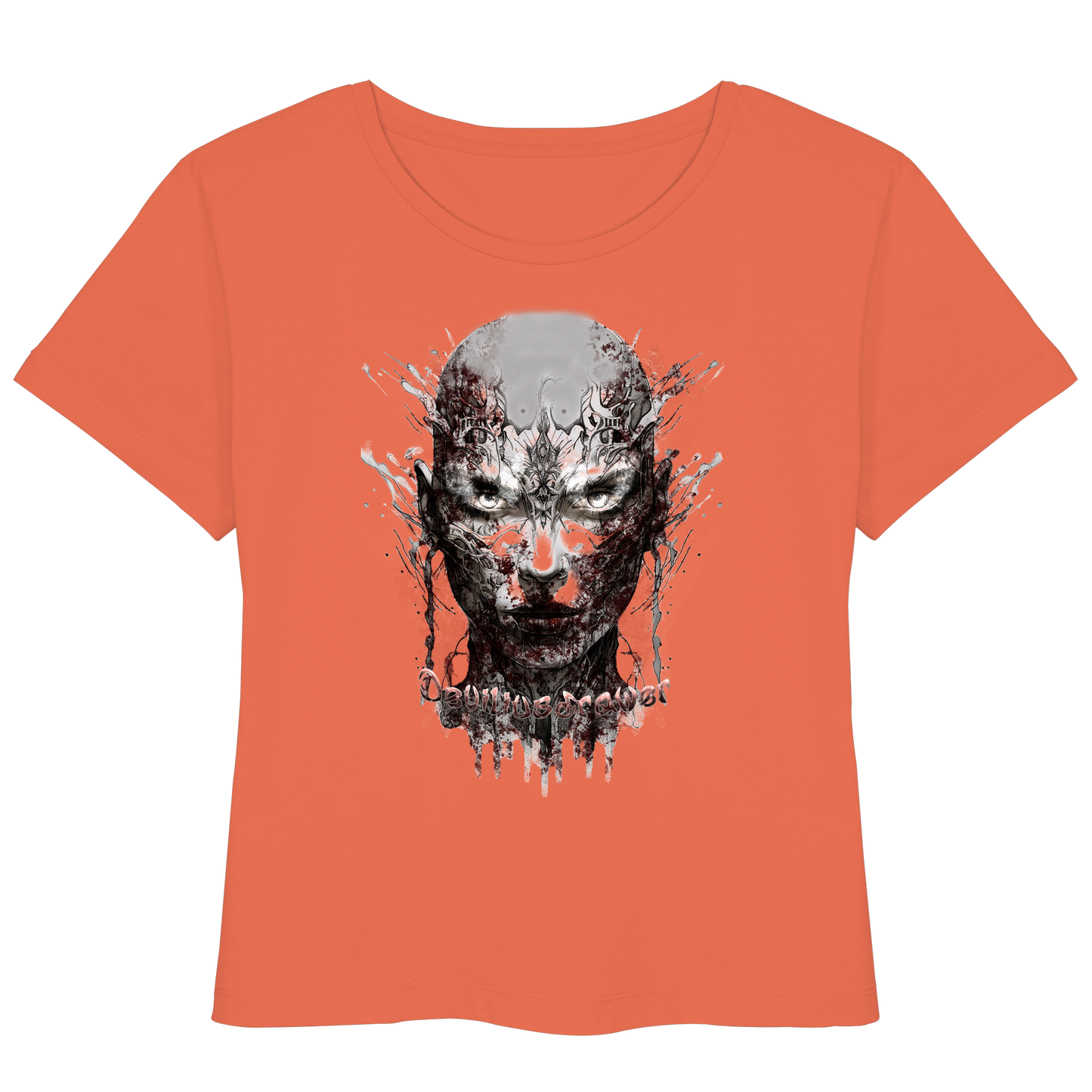 Deviliusdrawer Mechanic Girl - Womens Organic Lightweight T-Shirt