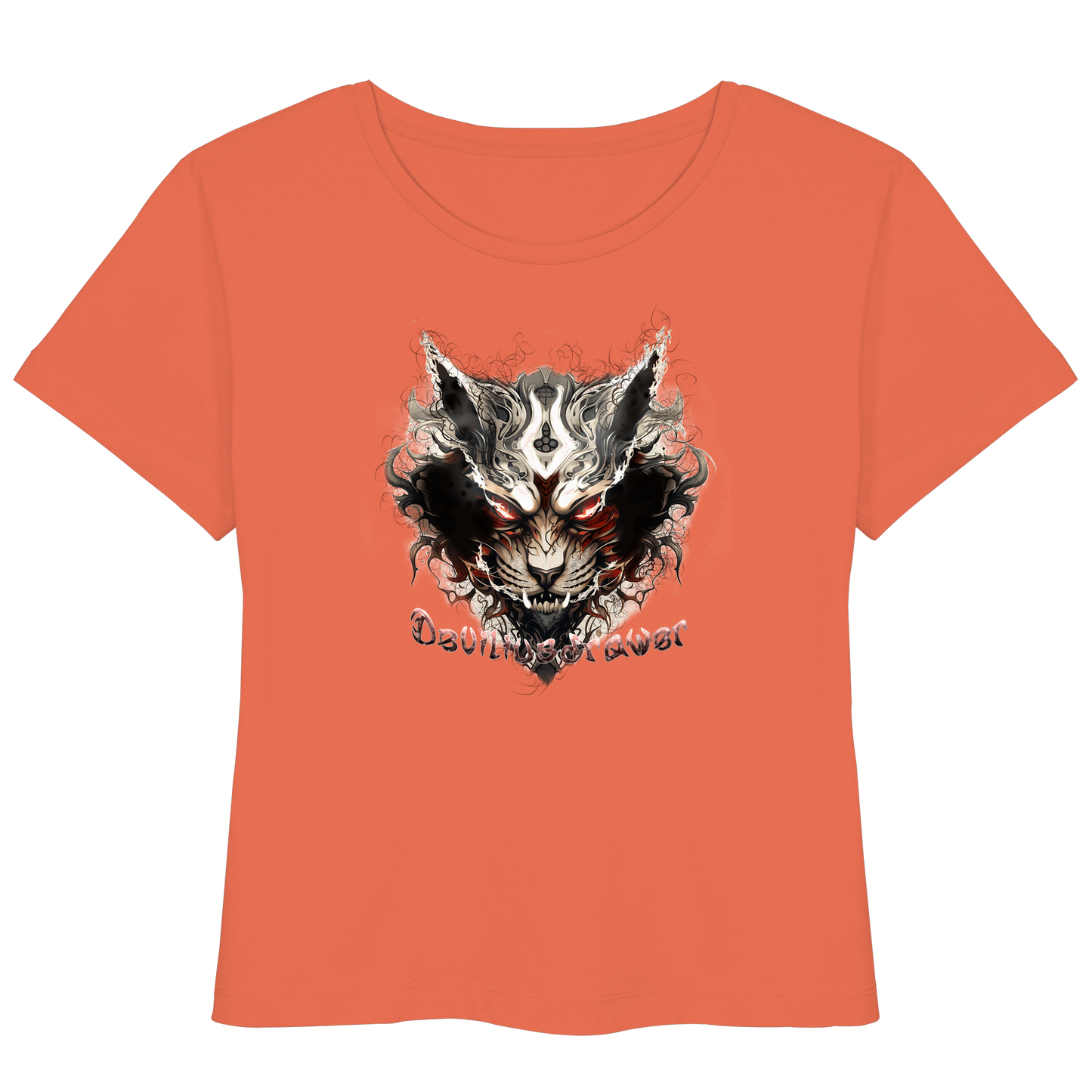 Deviliusdrawer Wild Hotcat  - Womens Organic Lightweight T-Shirt