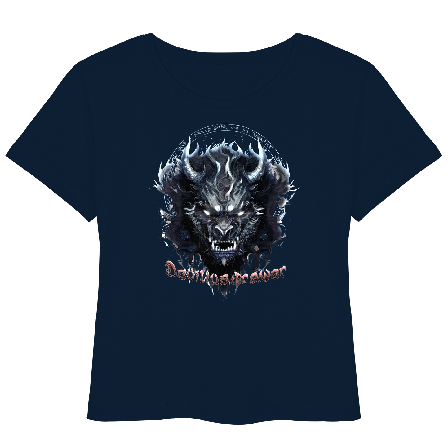 Deviliusdrawer Dark Wolf Mask - Womens Organic Lightweight T-Shirt