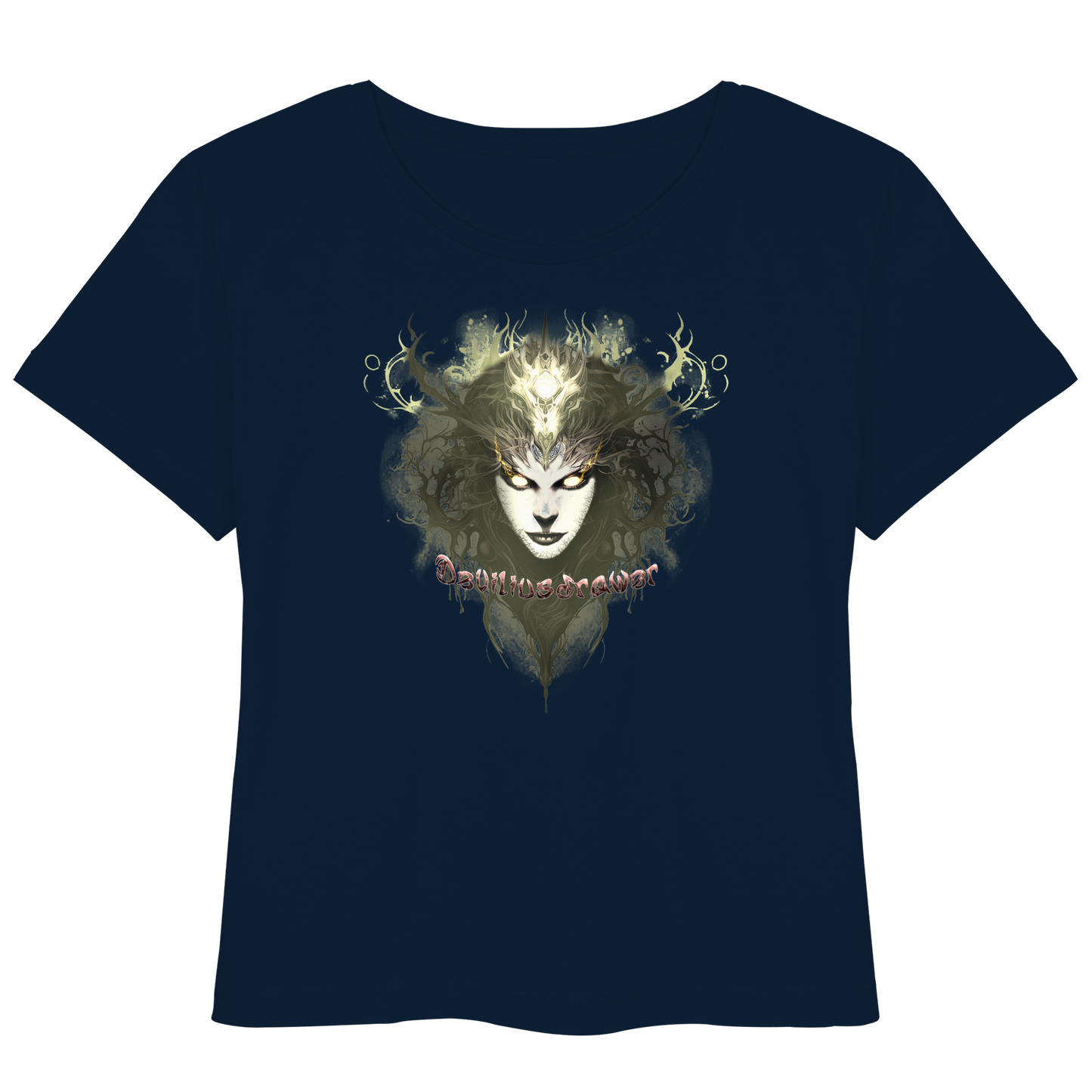 Deviliusdrawer Golden Demonica - Womens Organic Lightweight T-Shirt
