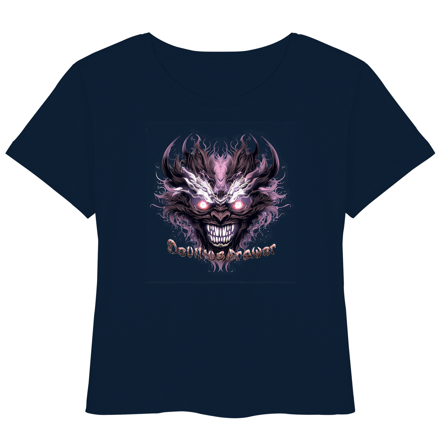 Deviliusdrawer Crazy Mask - Womens Organic Lightweight T-Shirt