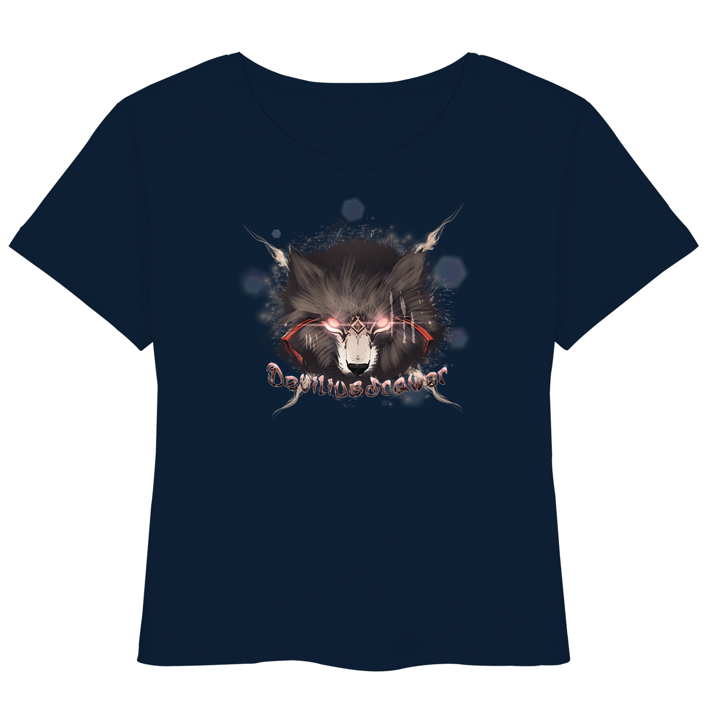 Deviliusdrawer Sparking Wolf - Womens Organic Lightweight T-Shirt