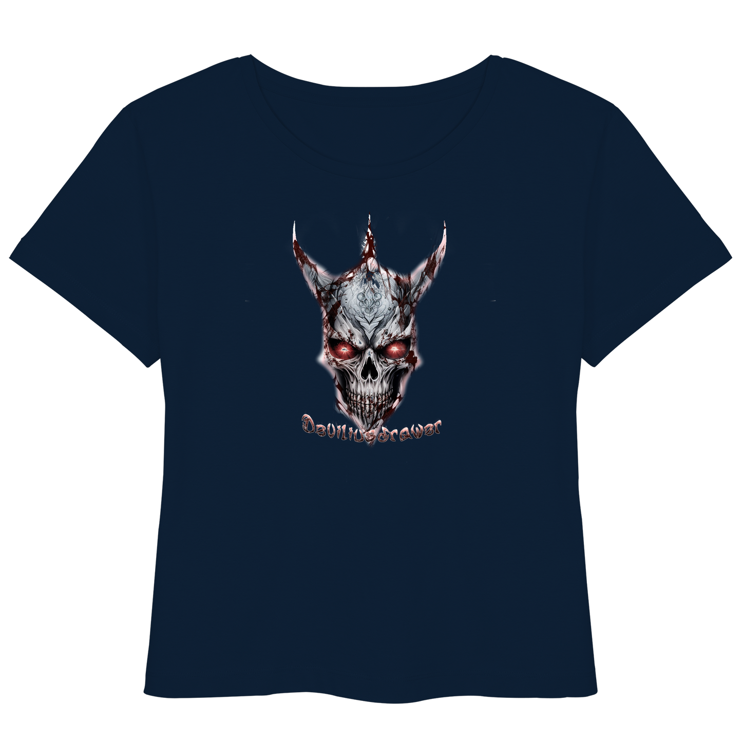 Deviliusdrawer Bloody Skeleton - Womens Organic Lightweight T-Shirt