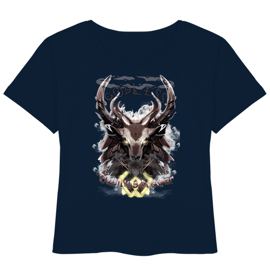 Deviliusdrawer Godless Deer - Womens Organic Lightweight T-Shirt