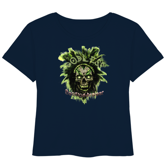 Deviliusdrawer Godless Skull - Womens Organic Lightweight T-Shirt