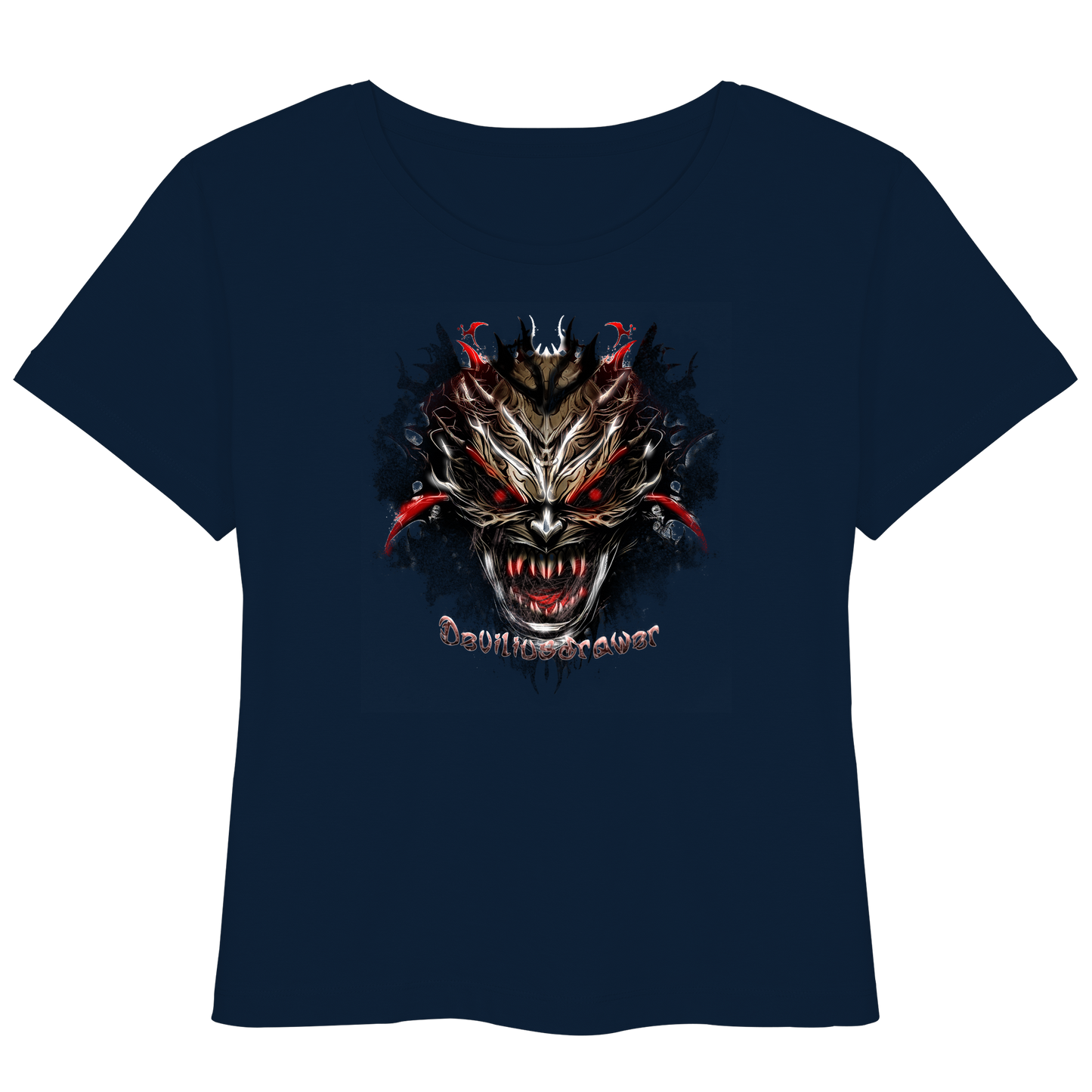Deviliusdrawer Dark Redeyed Devil - Womens Organic Lightweight T-Shirt
