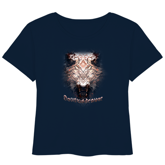 Deviliusdrawer Gold Metal Tiger - Womens Organic Lightweight T-Shirt