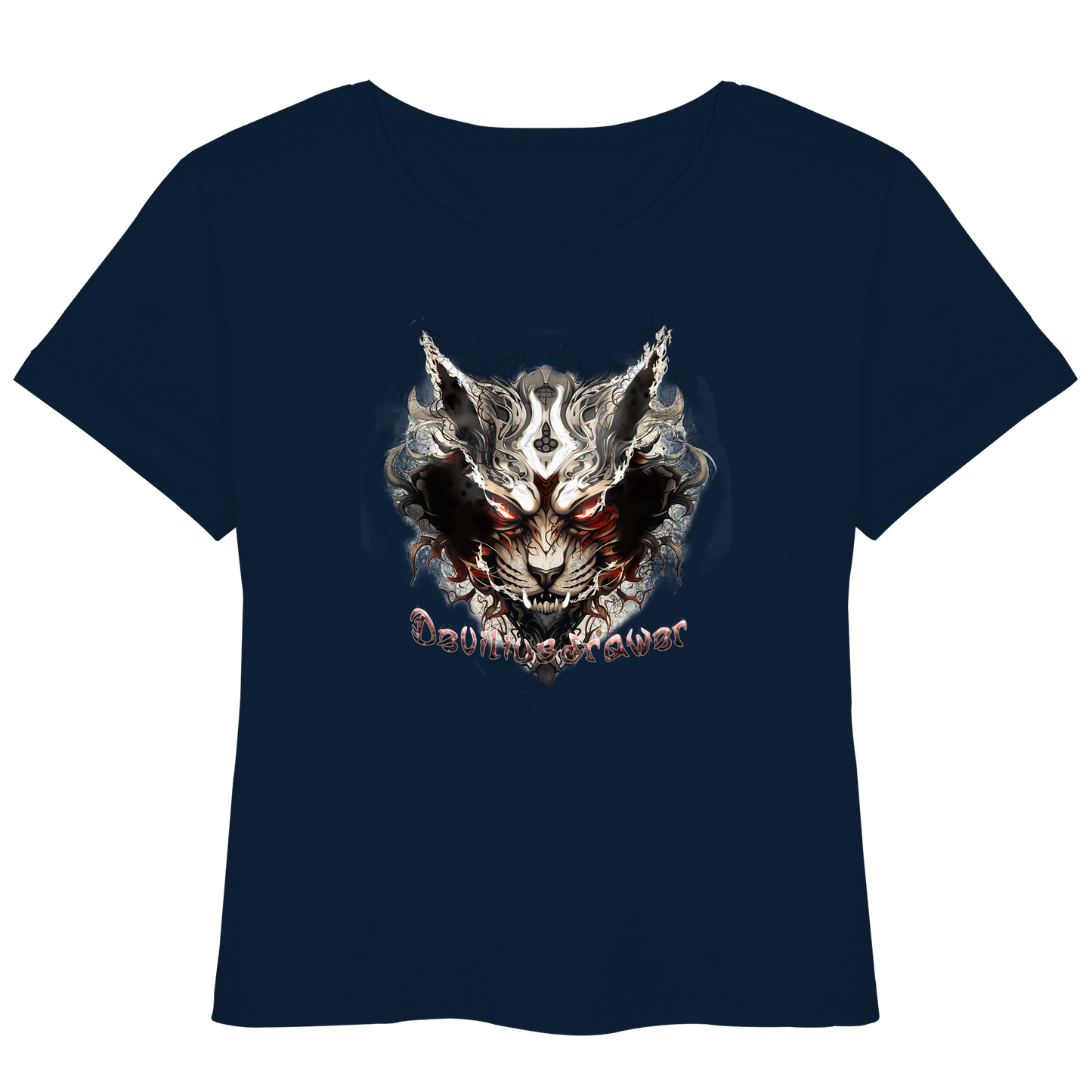 Deviliusdrawer Wild Hotcat  - Womens Organic Lightweight T-Shirt