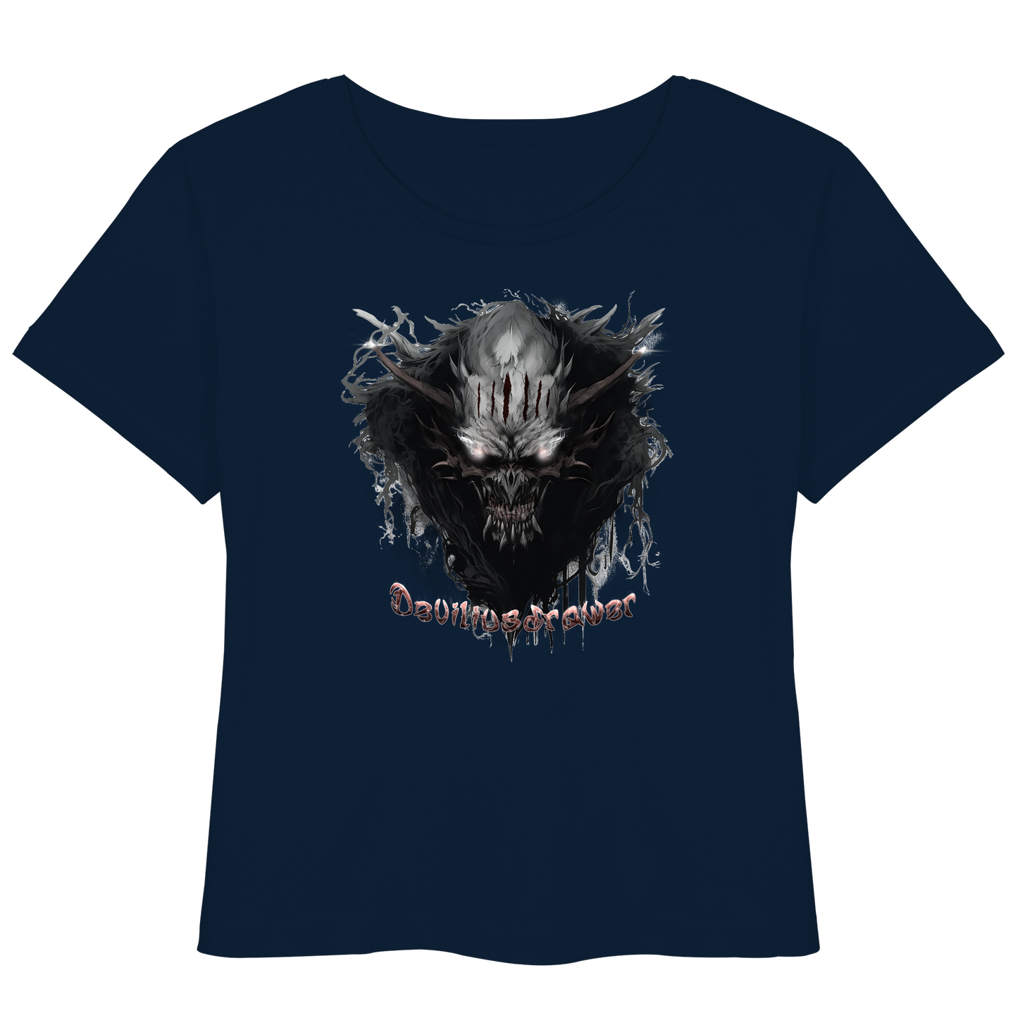 Deviliusdrawer Dark Smoke Demon - Womens Organic Lightweight T-Shirt