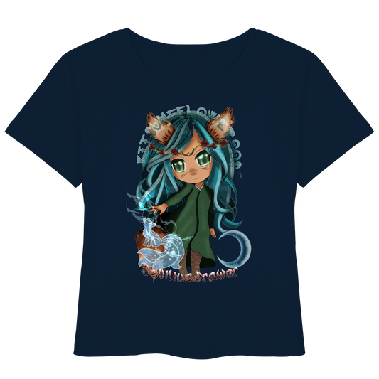 Deviliusdrawer Kitsuneflower - Womens Organic Lightweight T-Shirt
