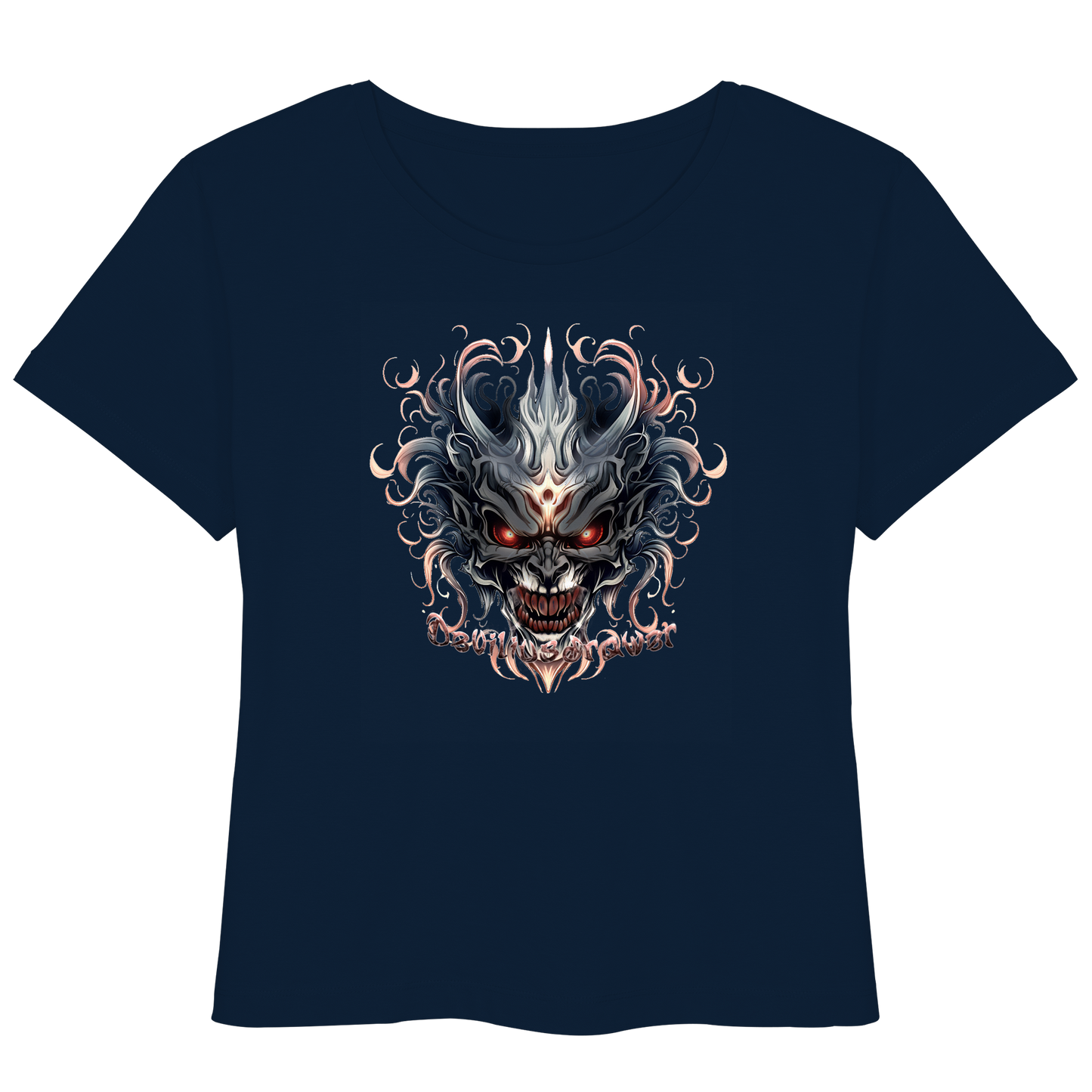 Deviliusdrawer Demon Mask - Womens Organic Lightweight T-Shirt
