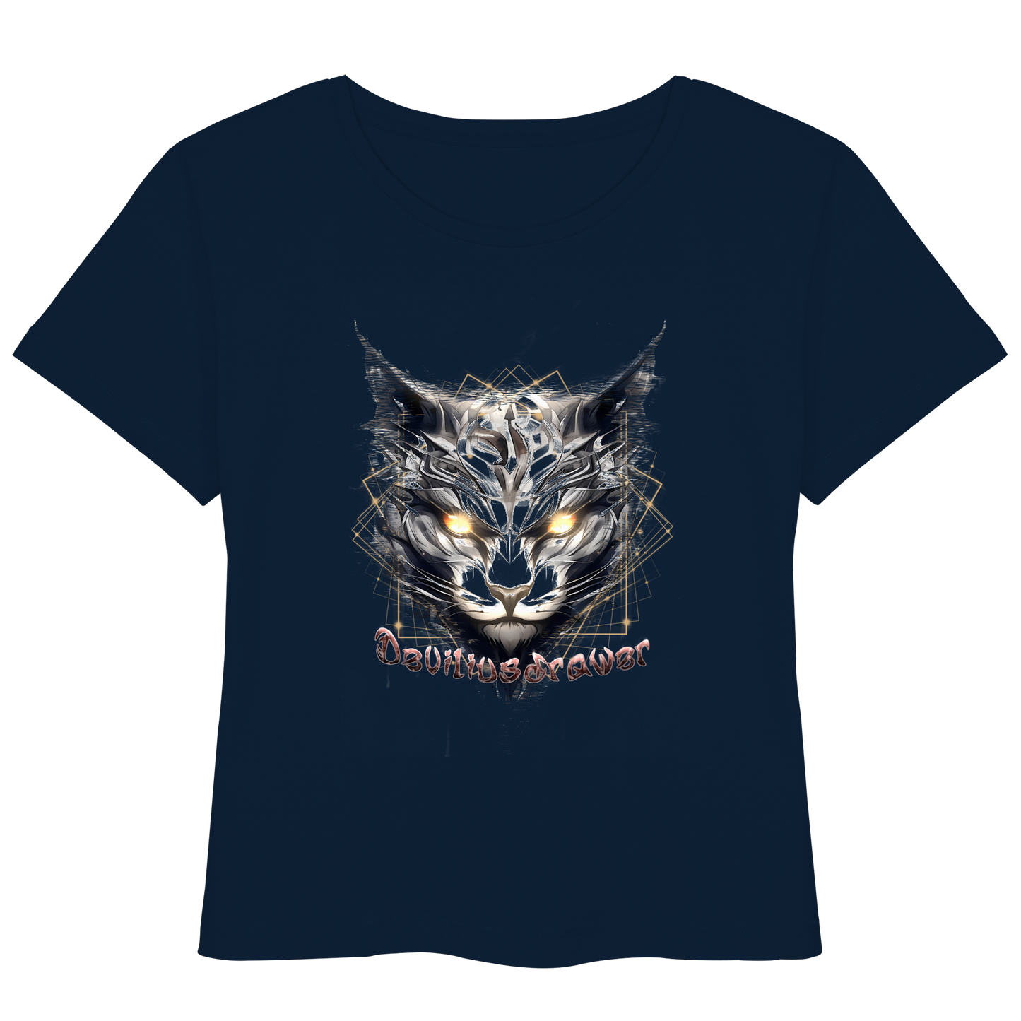 Deviliusdrawer Magician Cat - Womens Organic Lightweight T-Shirt