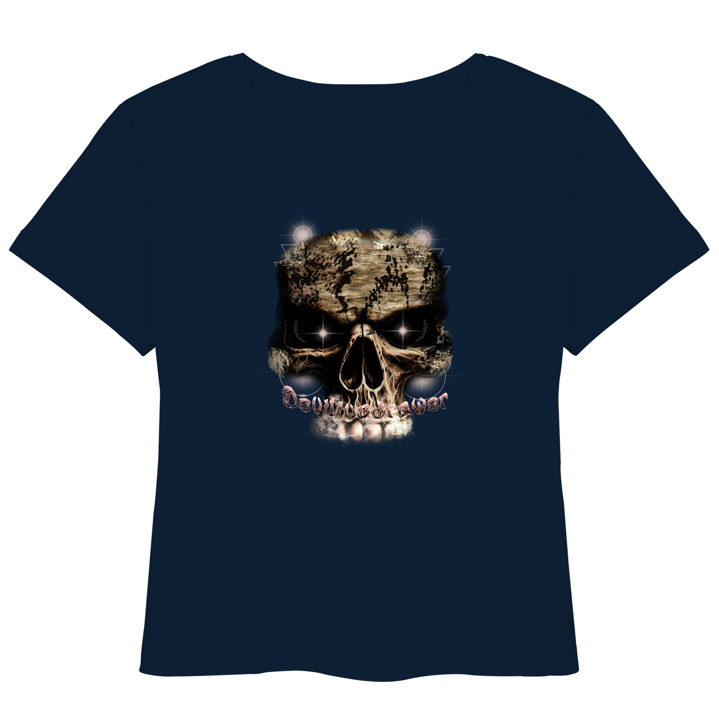Deviliusdrawer Skeleton Eye - Womens Organic Lightweight T-Shirt