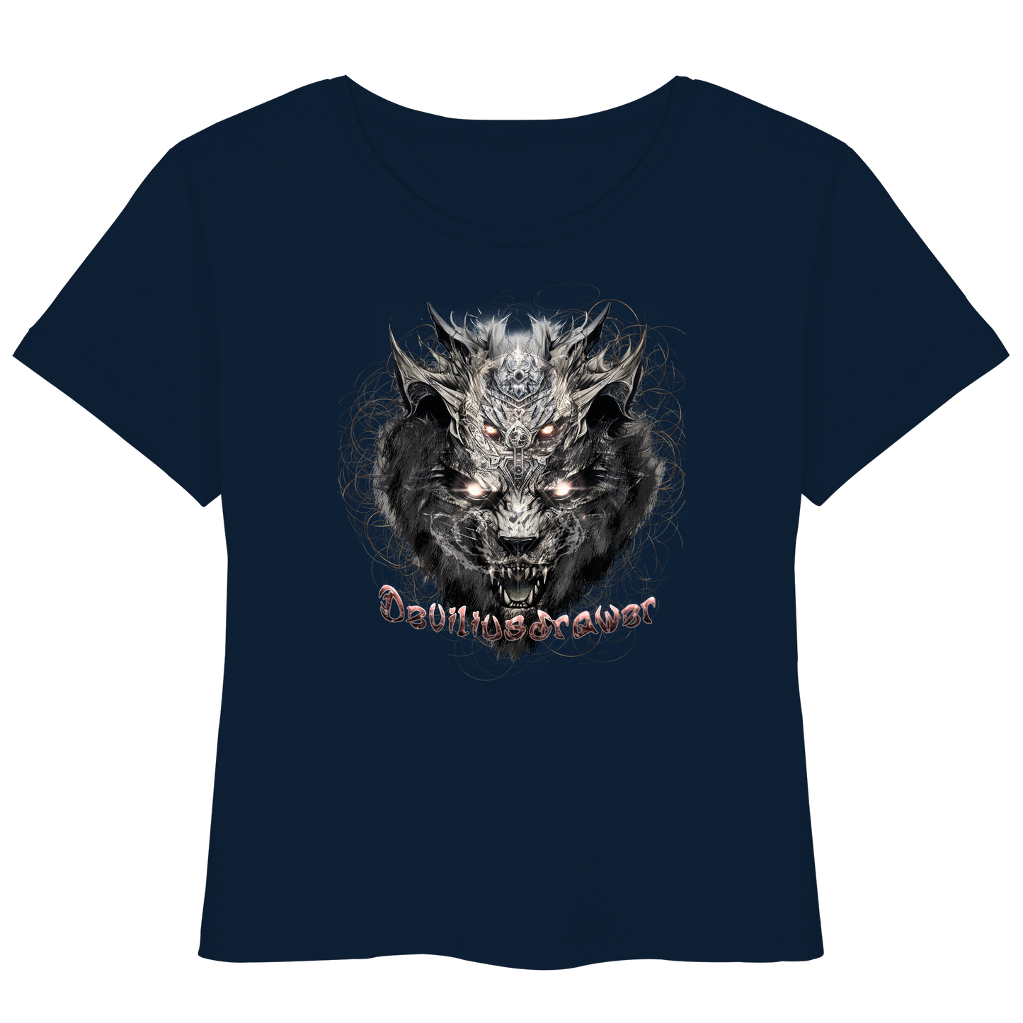 Deviliusdrawer Magical Beast Cat - Womens Organic Lightweight T-Shirt