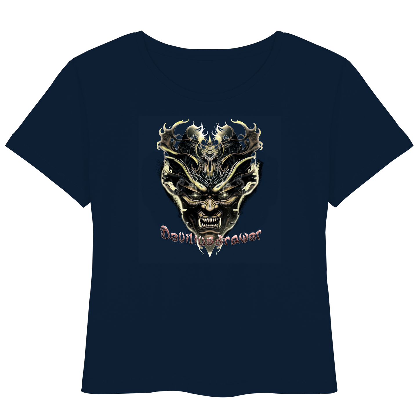 Deviliusdrawer Golden Demon Vampire - Womens Organic Lightweight T-Shirt