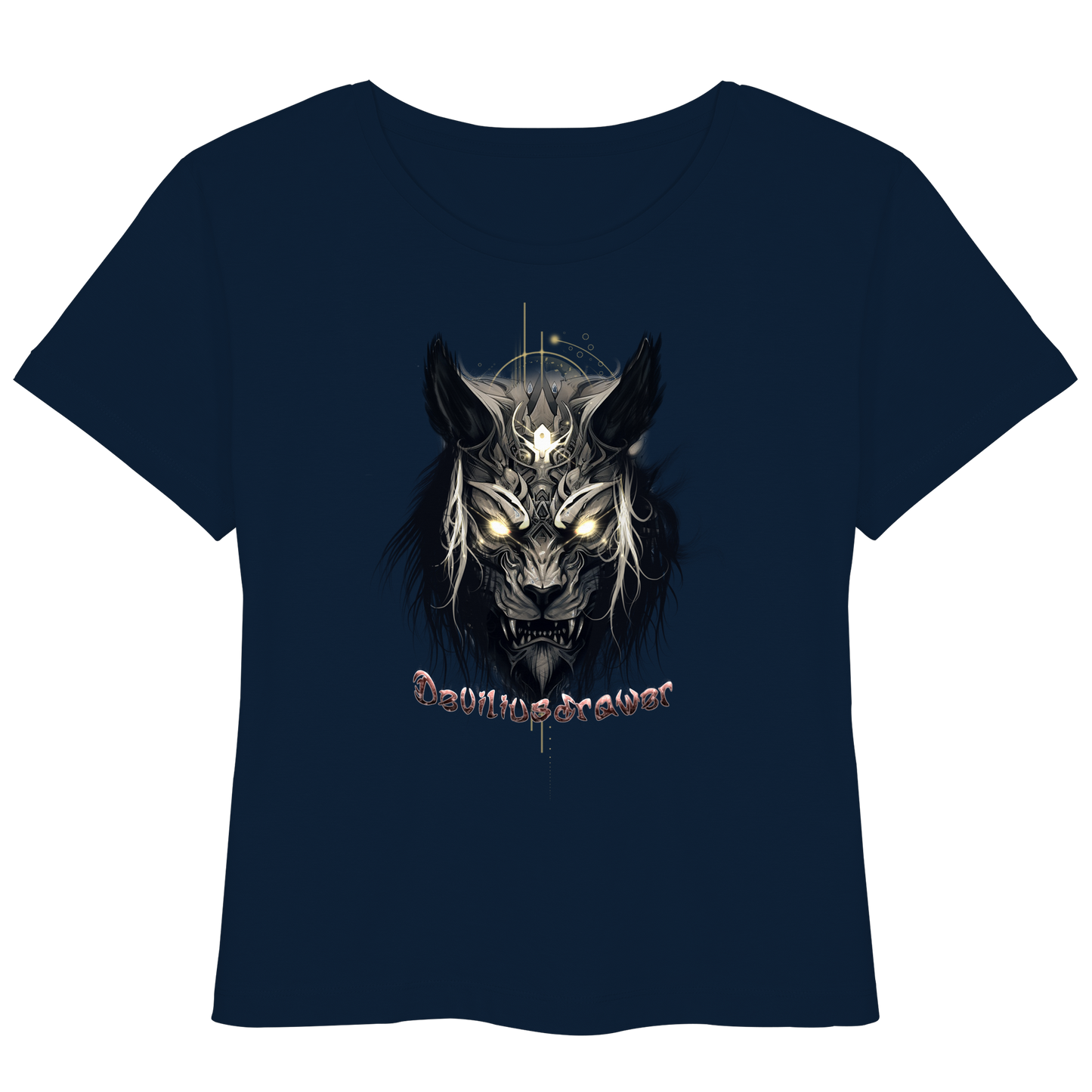 Deviliusdrawer Wolftiger - Womens Organic Lightweight T-Shirt