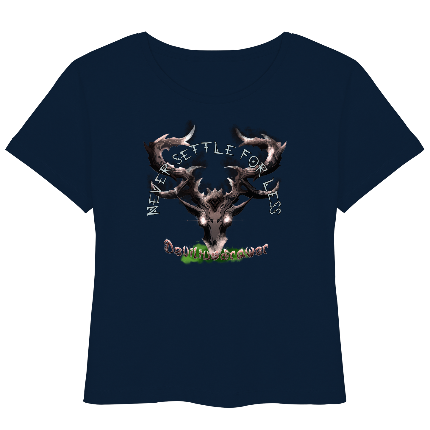 Deviliusdrawer Cruel Deer - Womens Organic Lightweight T-Shirt