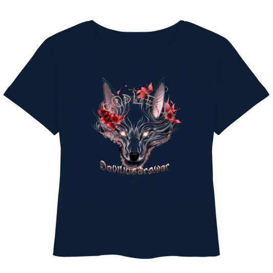 Deviliusdrawer Kitsune Wolf - Womens Organic Lightweight T-Shirt
