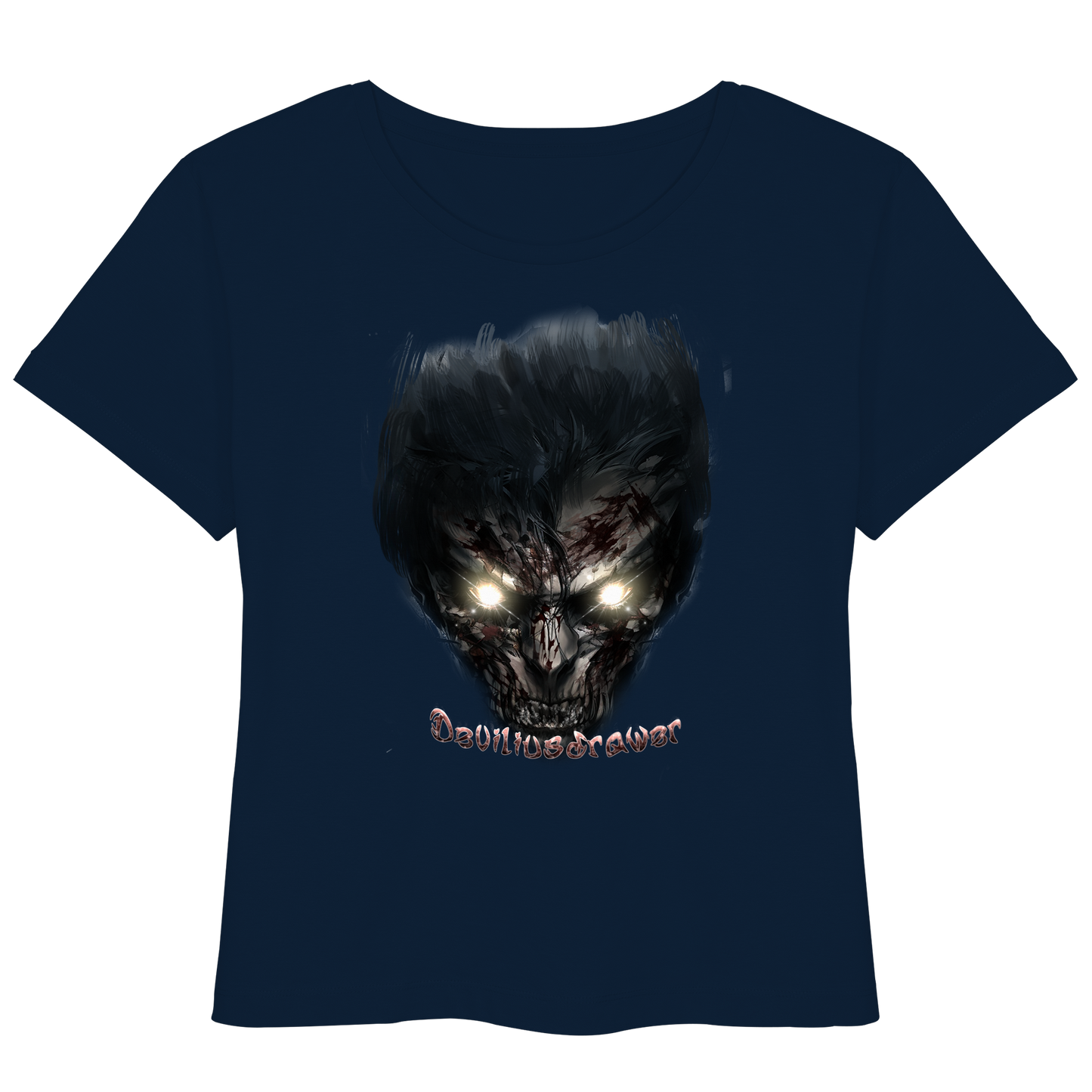 Deviliusdrawer Dark Zombie - Womens Organic Lightweight T-Shirt