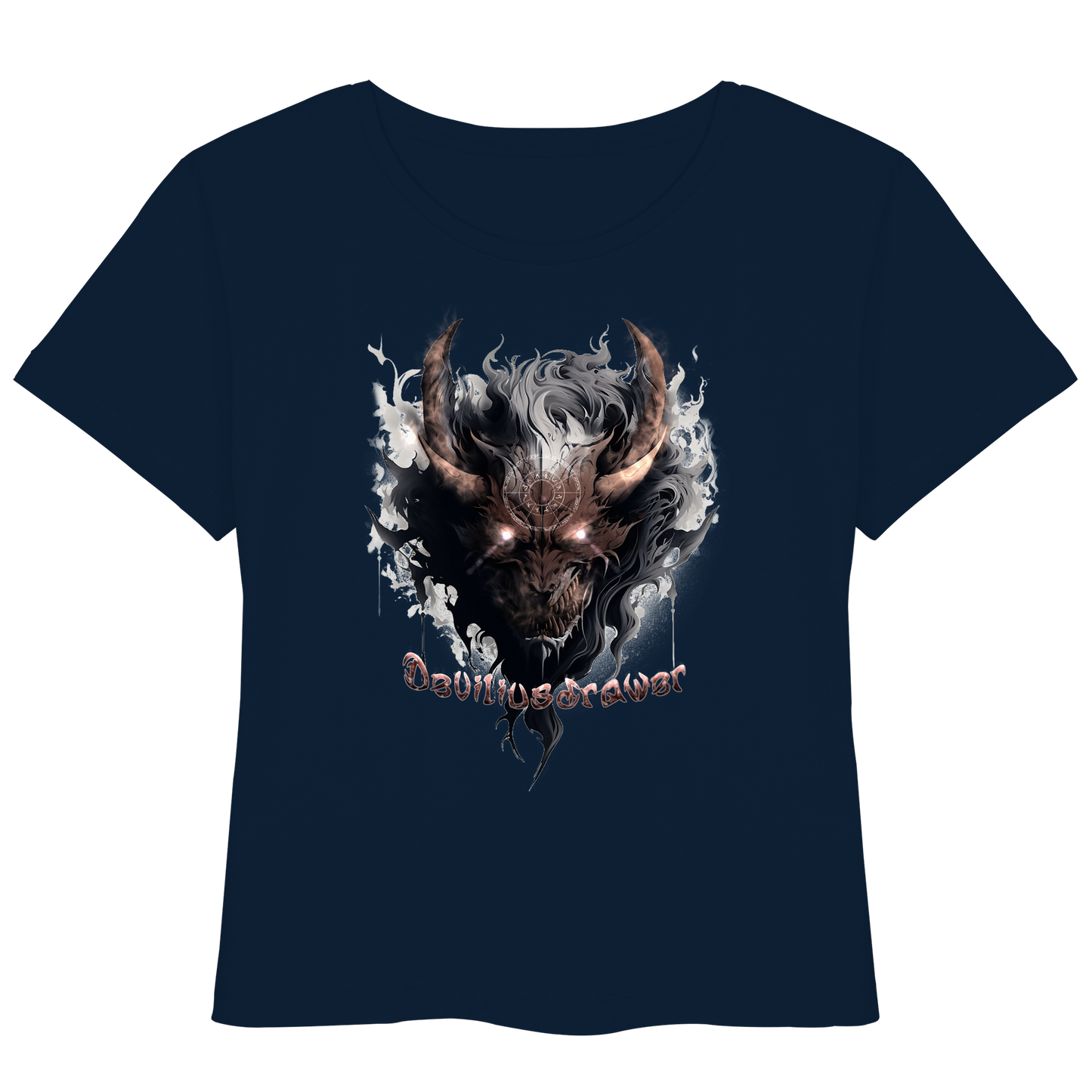Deviliusdrawer Magic Redeyed Demon - Womens Organic Lightweight T-Shirt