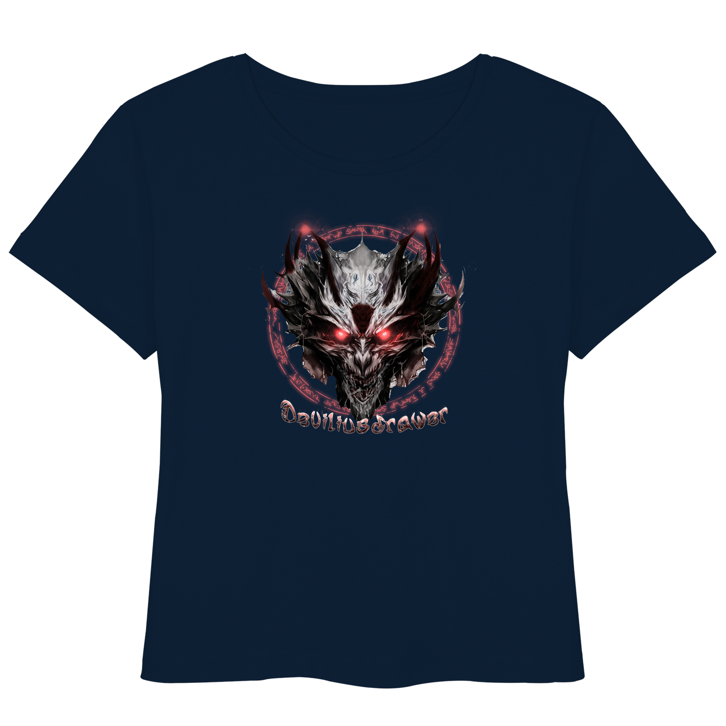 Deviliusdrawer Magic Glow Devil - Womens Organic Lightweight T-Shirt