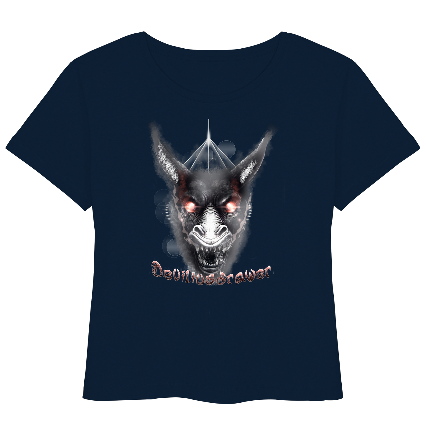 Deviliusdrawer Evil Donkey - Womens Organic Lightweight T-Shirt