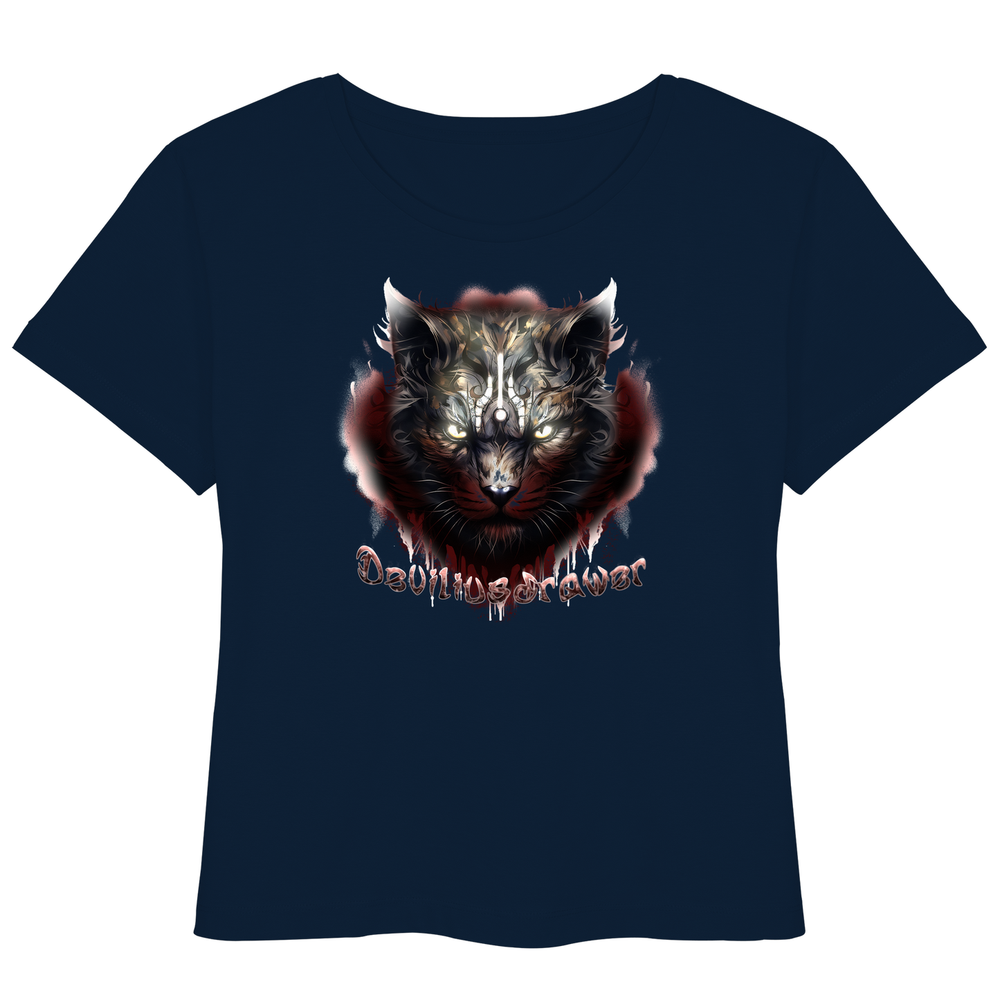 Deviliusdrawer Angry Badass - Womens Organic Lightweight T-Shirt