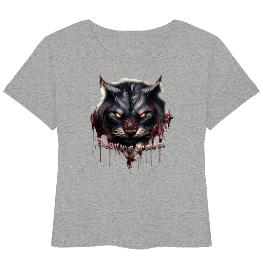 Deviliusdrawer Badass Cat - Womens Organic Lightweight T-Shirt