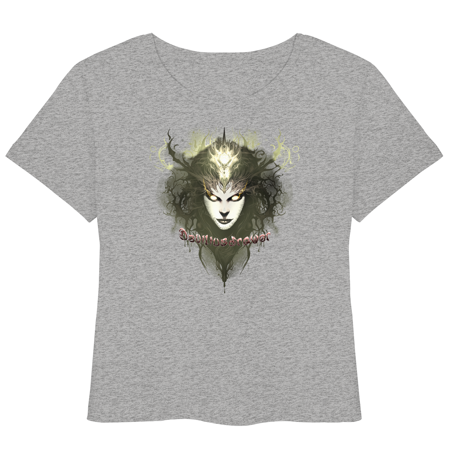 Deviliusdrawer Golden Demonica - Womens Organic Lightweight T-Shirt