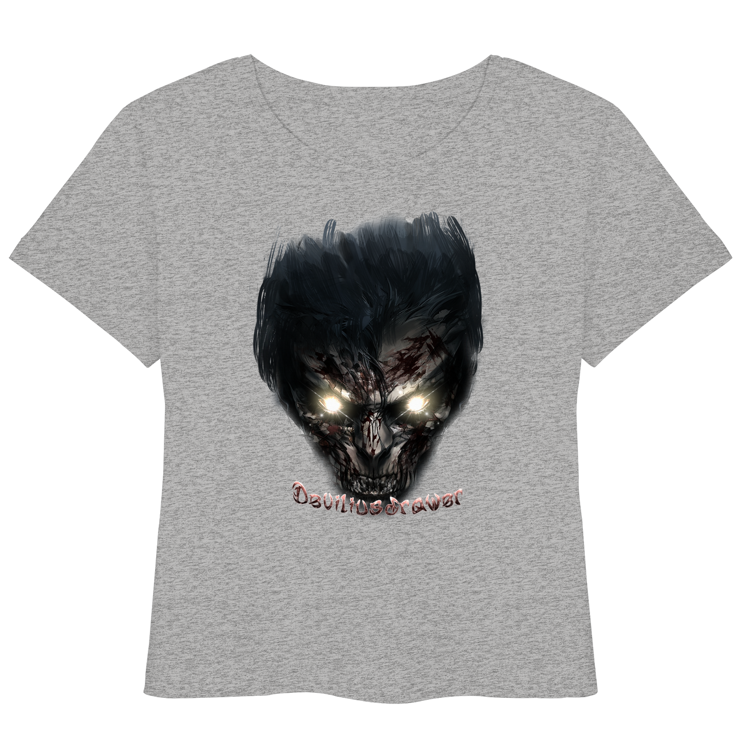 Deviliusdrawer Dark Zombie - Womens Organic Lightweight T-Shirt
