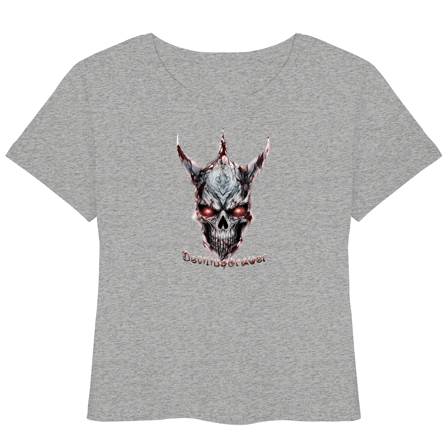 Deviliusdrawer Bloody Skeleton - Womens Organic Lightweight T-Shirt
