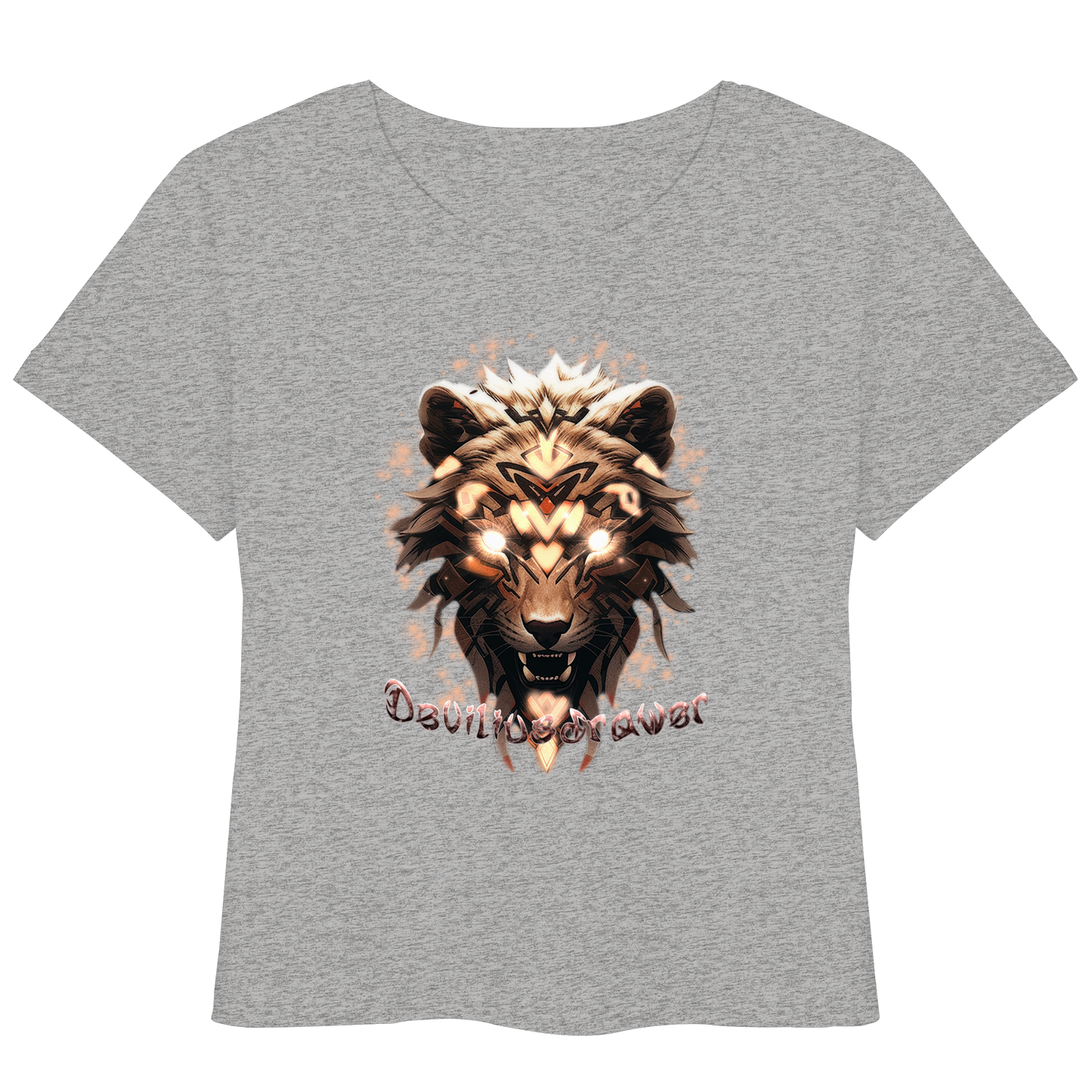 Deviliusdrawer Gold Weartiger - Womens Organic Lightweight T-Shirt