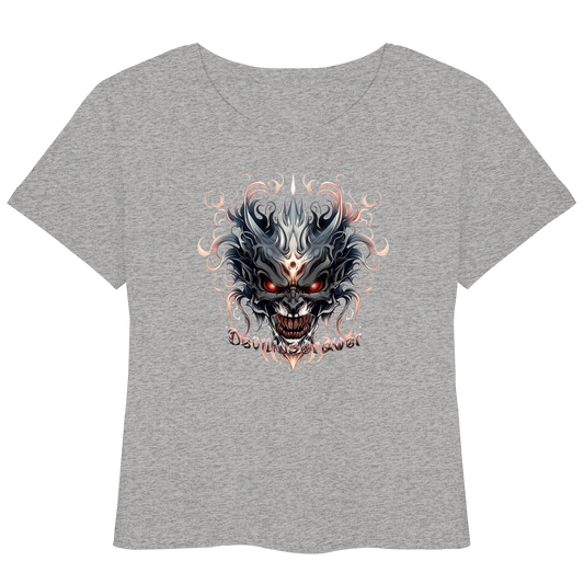 Deviliusdrawer Demon Mask - Womens Organic Lightweight T-Shirt