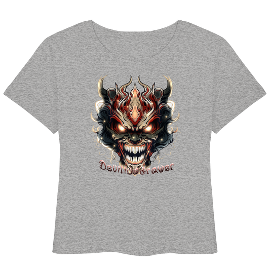 Deviliusdrawer Evil Vamp Mask - Womens Organic Lightweight T-Shirt