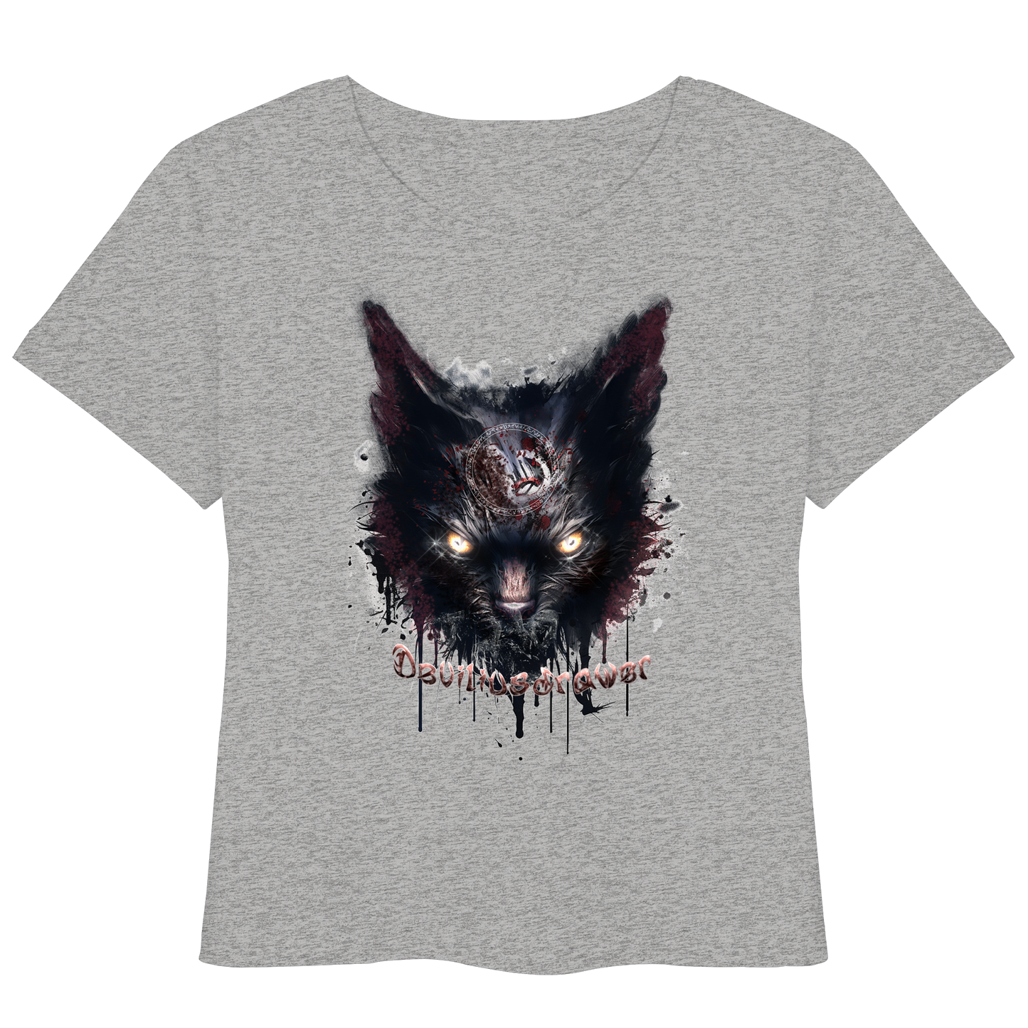 Deviliusdrawer Zombie Cat - Womens Organic Lightweight T-Shirt