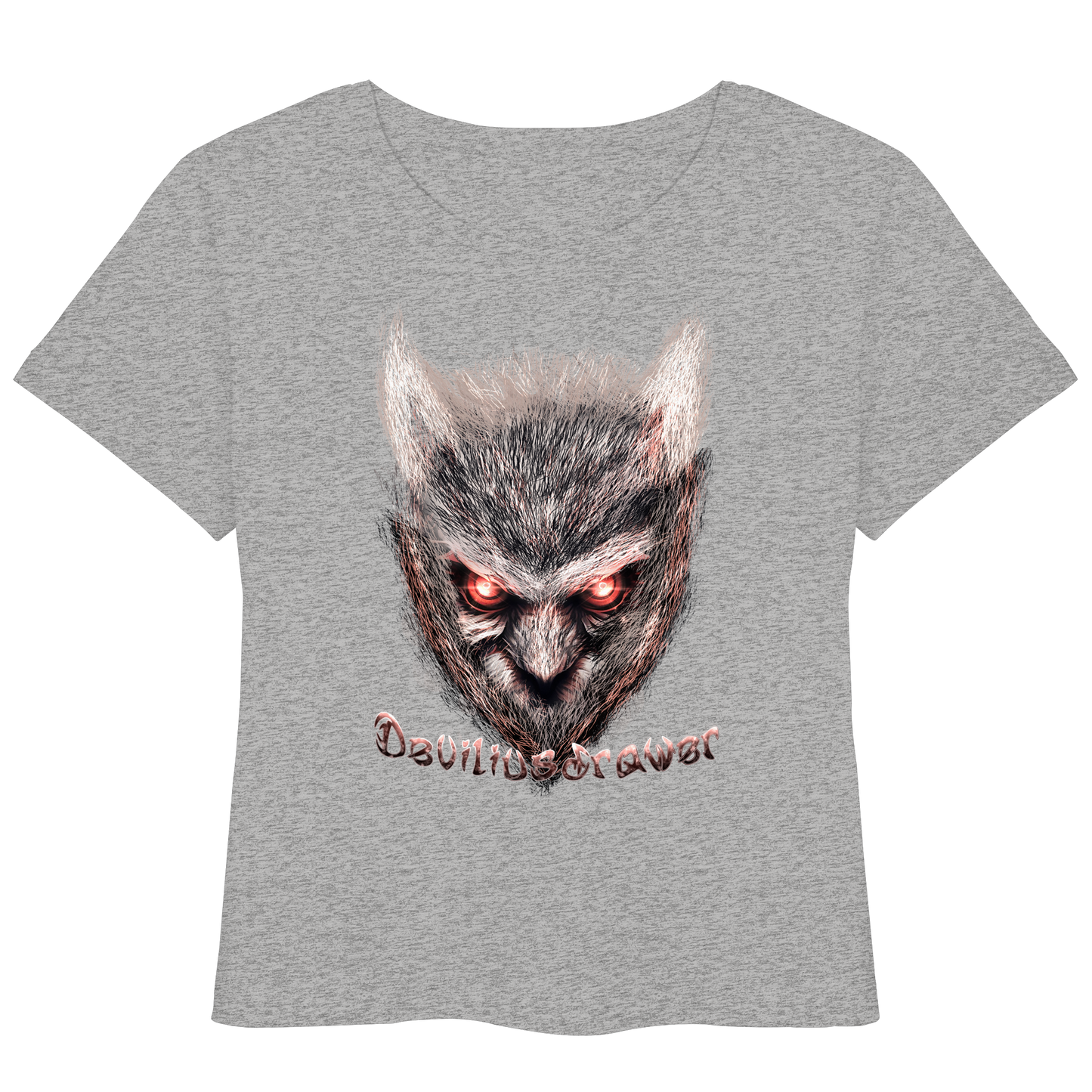 Deviliusdrawer Red Eyed Owl - Womens Organic Lightweight T-Shirt