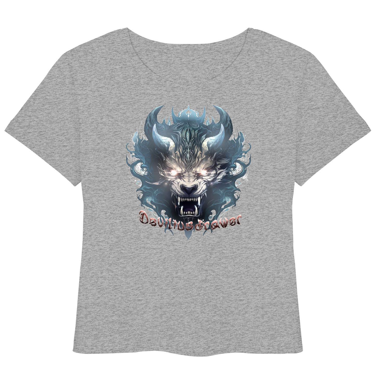 Deviliusdrawer Water Horn Tiger - Womens Organic Lightweight T-Shirt