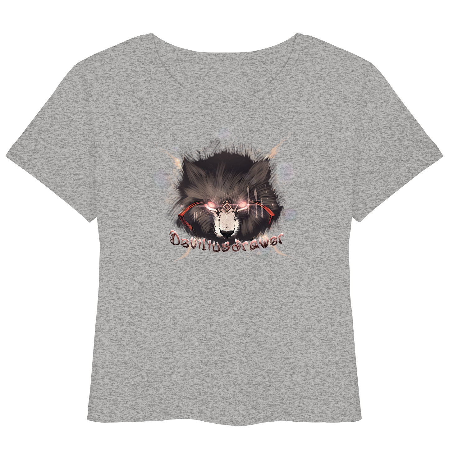 Deviliusdrawer Sparking Wolf - Womens Organic Lightweight T-Shirt